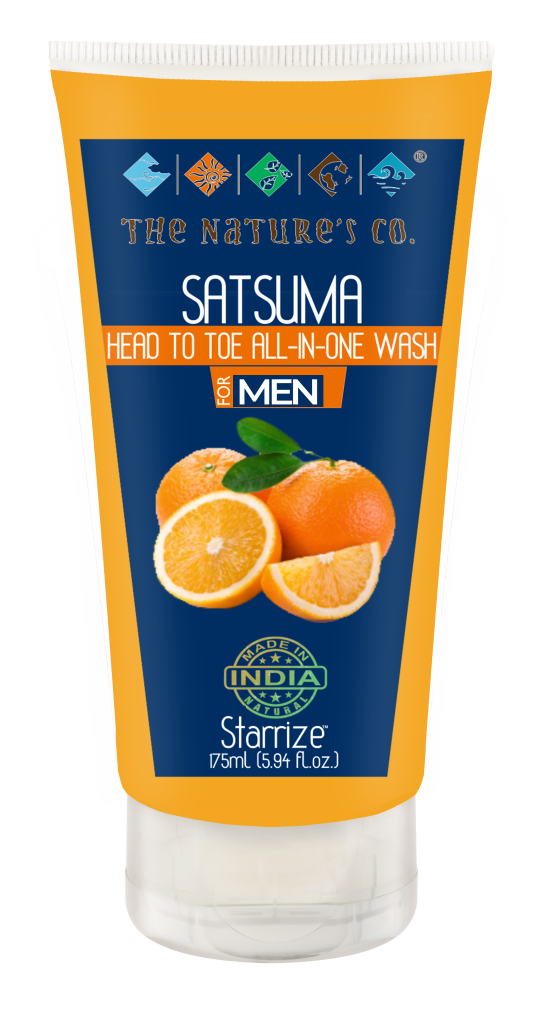 SATSUMA HEAD TO TOE ALL- IN-ONE WASH FOR MEN (175 ml)