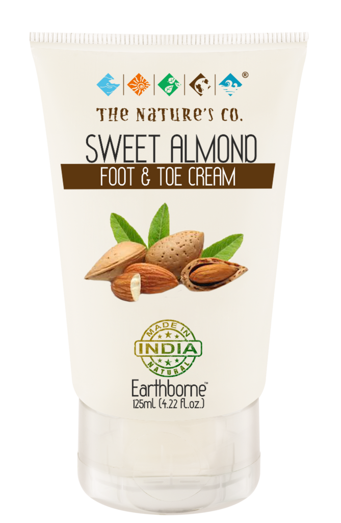 SWEET ALMOND FOOT & TOE CREAM (125 ml)