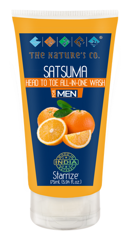 SATSUMA HEAD TO TOE ALL- IN-ONE WASH FOR MEN (175 ml)