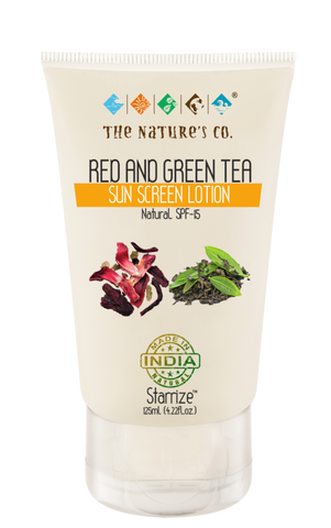 RED AND GREEN TEA SUN SCREEN LOTION (125 ml)-Mfg: 8/26 Exp: 7/25